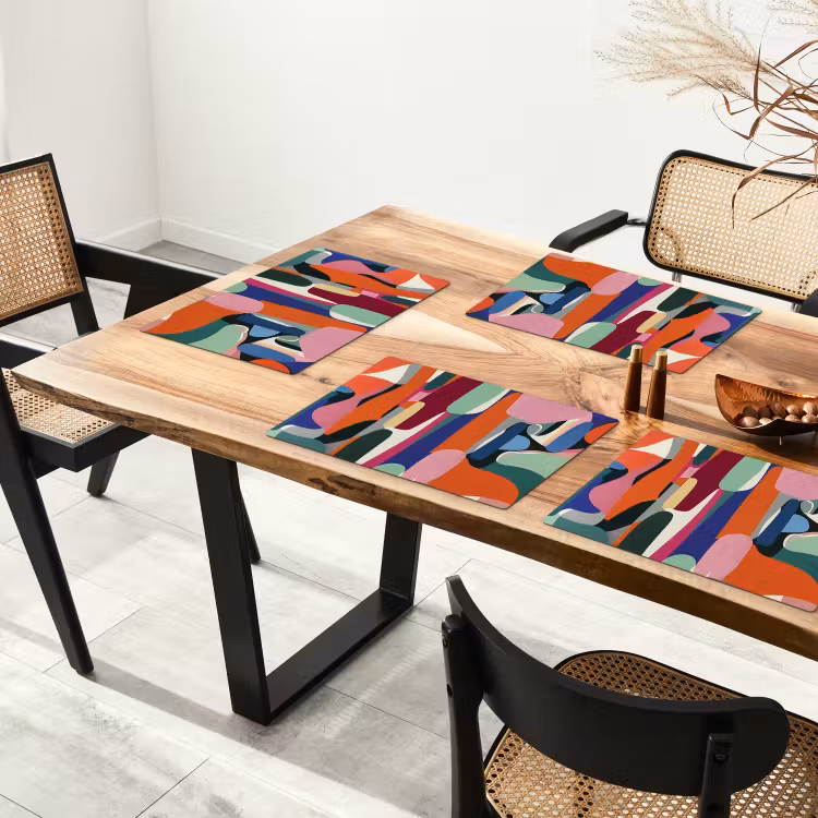 Set de table - Formes - Rythmique - Couleurs - Abstrait — 3