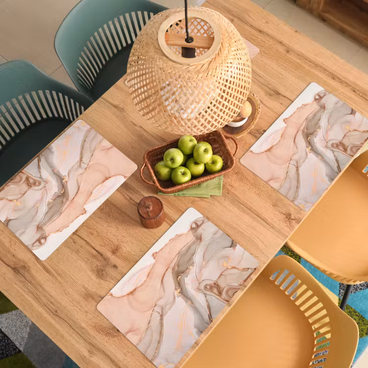 Set de table - Marbre - Rose - Rose — 4