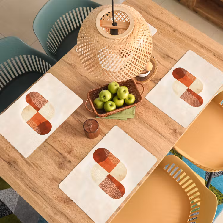 Set de table - Arches - Beige - Formes — 4