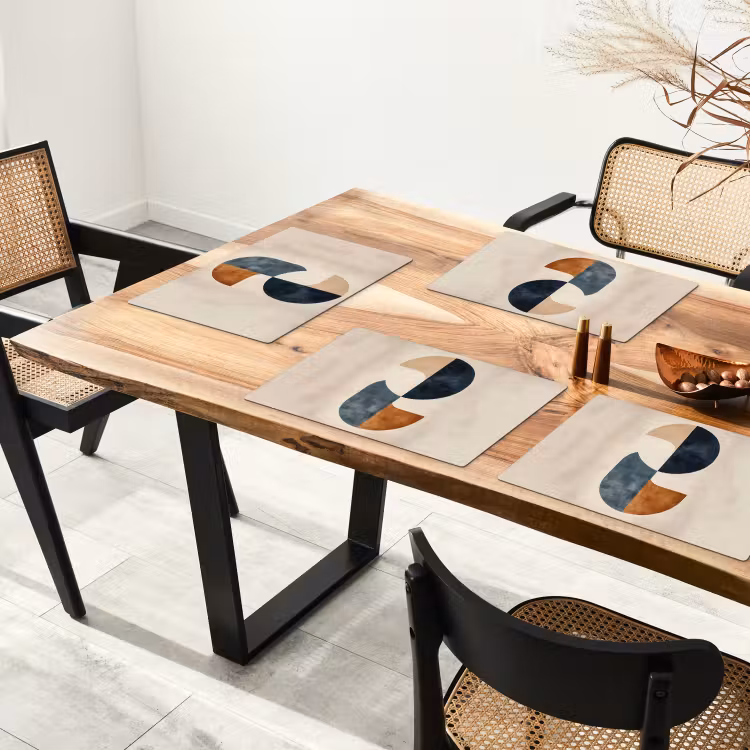 Set de table - Cercles - Abstrait - Coloré — 3