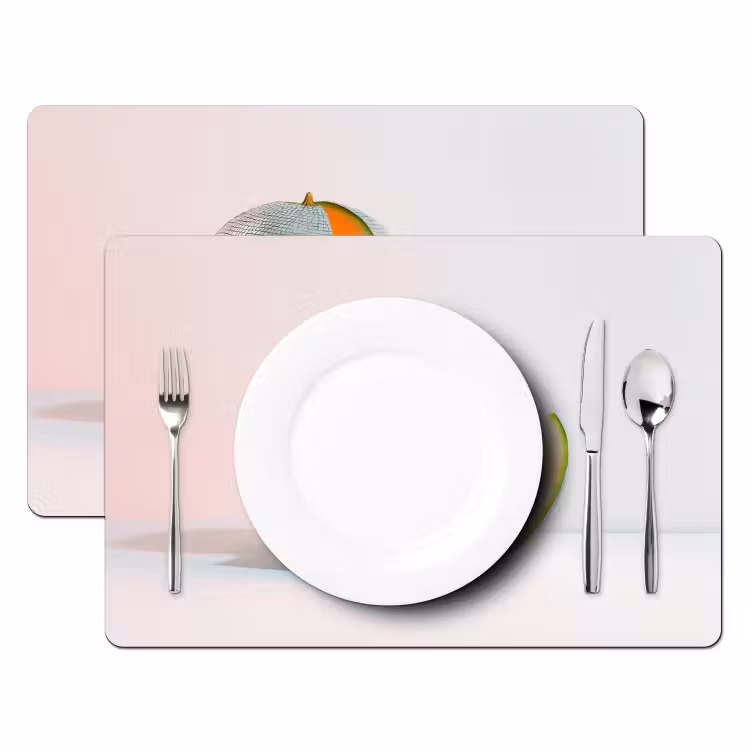 Set de table - Disco - Discoball - Melon - Pastel — 2