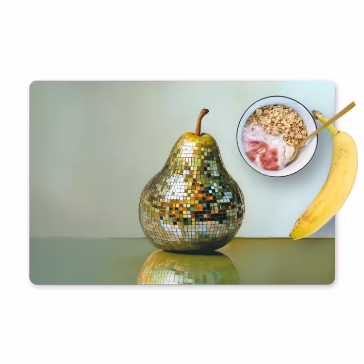 Set de table - Fruit - Disco - Art - Glitter — 1