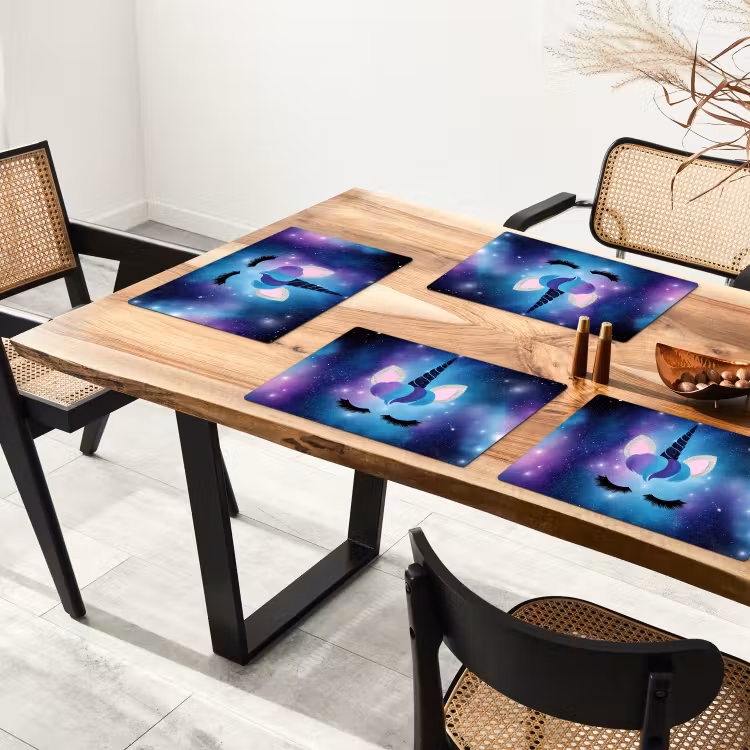 Set de table - Licorne - Étoiles - Bleu — 3