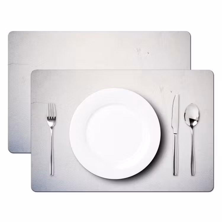 Set de table - Béton - Blanc - Moderne — 2