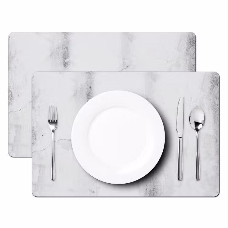 Set de table - Béton - Gris - Blanc — 2