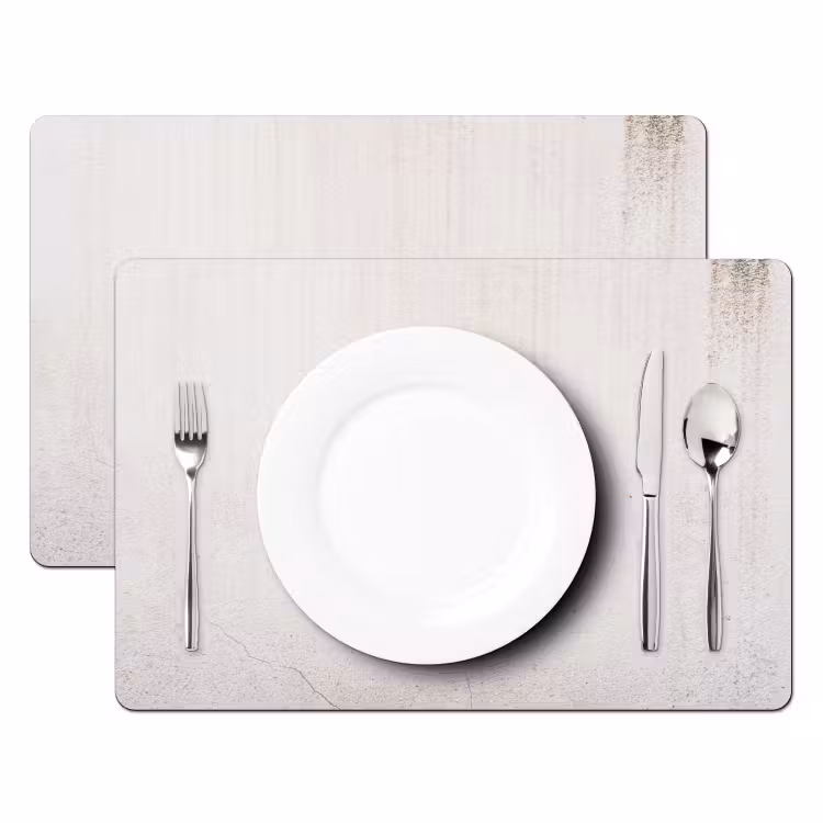 Set de table - Béton - Mur - Blanc — 2