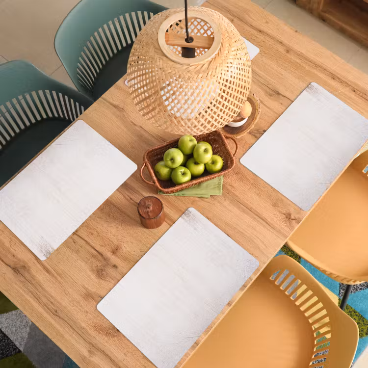 Set de table - Béton - Mur - Blanc — 4