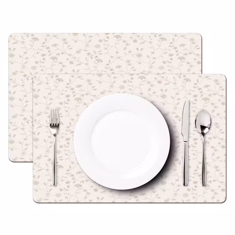 Set de table - Fleurs - Motif - Doux — 2