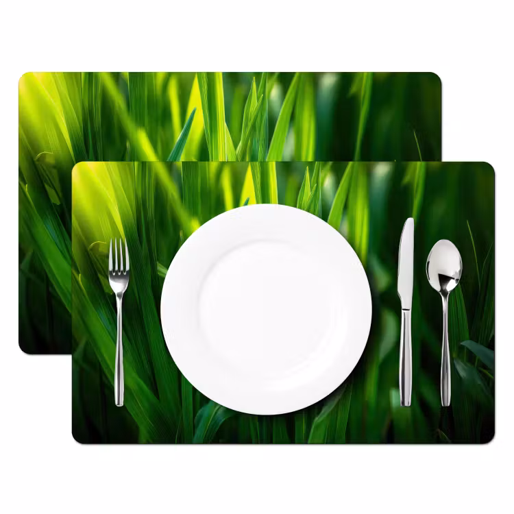 Set de table - Lames d'herbe - Léger - Vert — 2