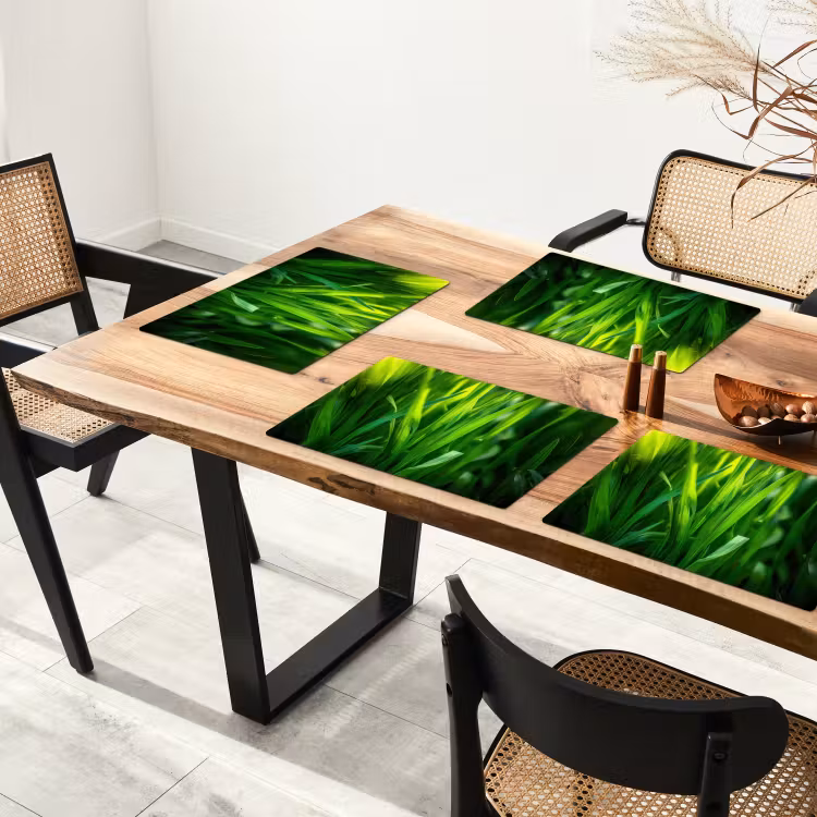 Set de table - Lames d'herbe - Léger - Vert — 3