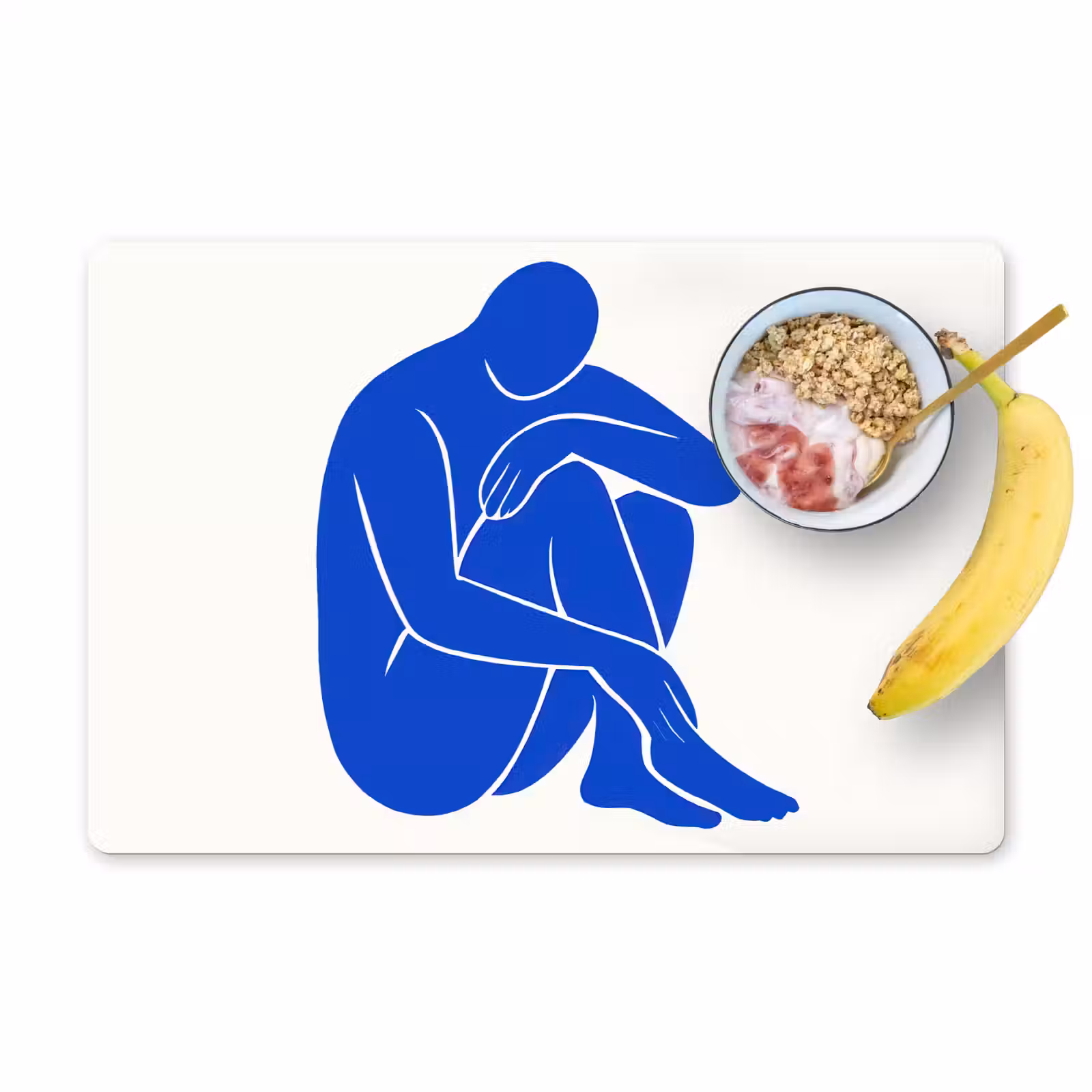 Set de table - Corps - Abstrait - Bleu — 1