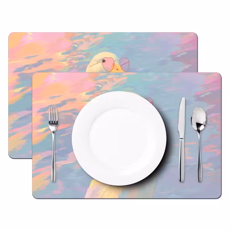 Set de table - Canard - Lunettes de soleil - Eau — 2