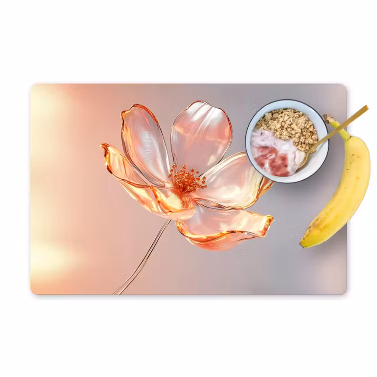 Set de table - Lunettes - Fleur - Rose — 1