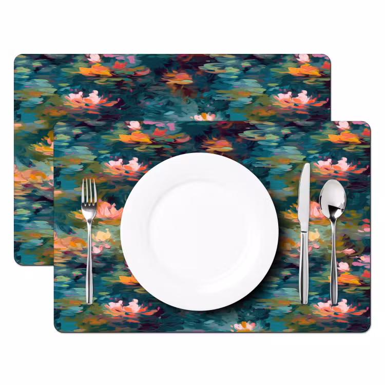 Set de table - Nénuphars - Étang - Eau — 2