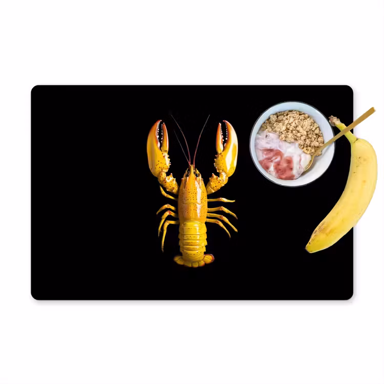 Set de table - Homard - Jaune - Points - Solide — 1
