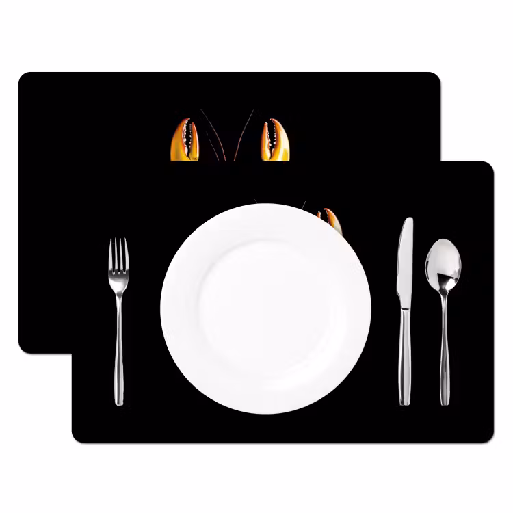 Set de table - Homard - Jaune - Points - Solide — 2