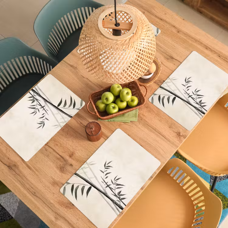 Set de table - Japandi - Bambou - Beige — 4