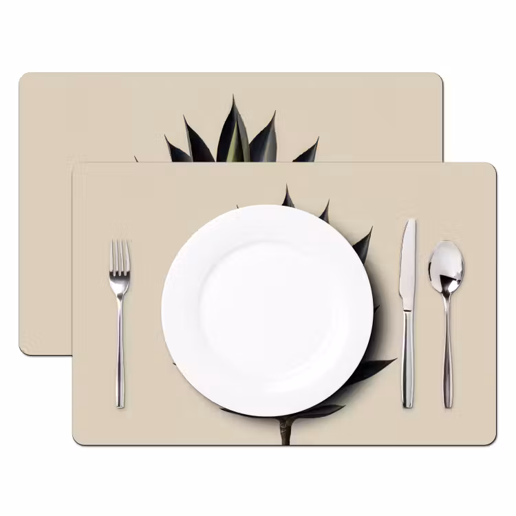 Set de table - Agave - Symétrique - Vert — 2