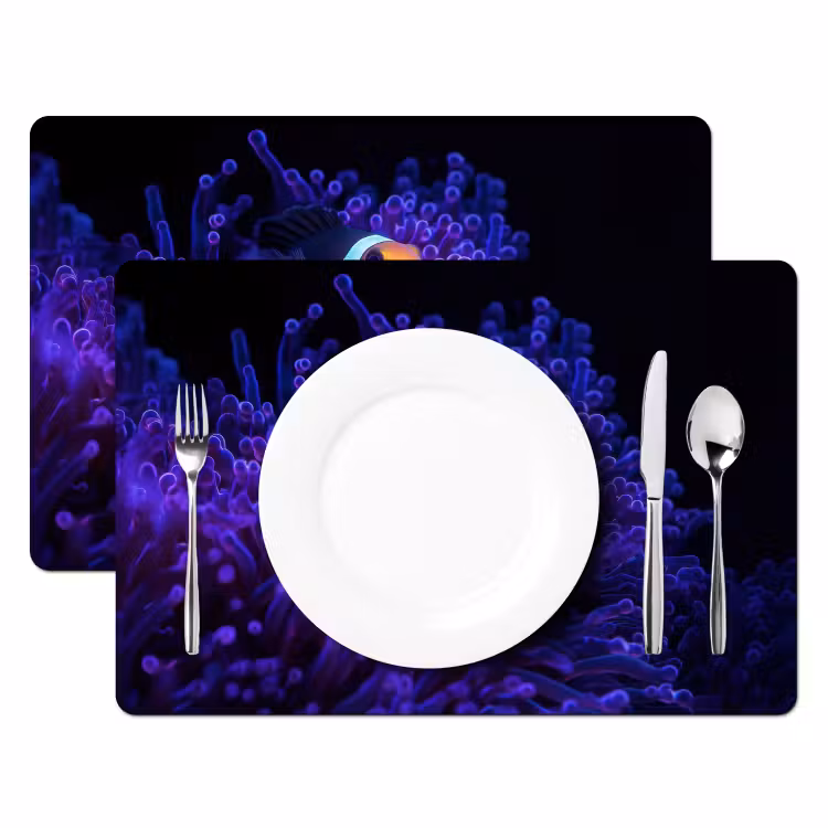 Set de table - Corail - Poisson - Orange - Mer — 2