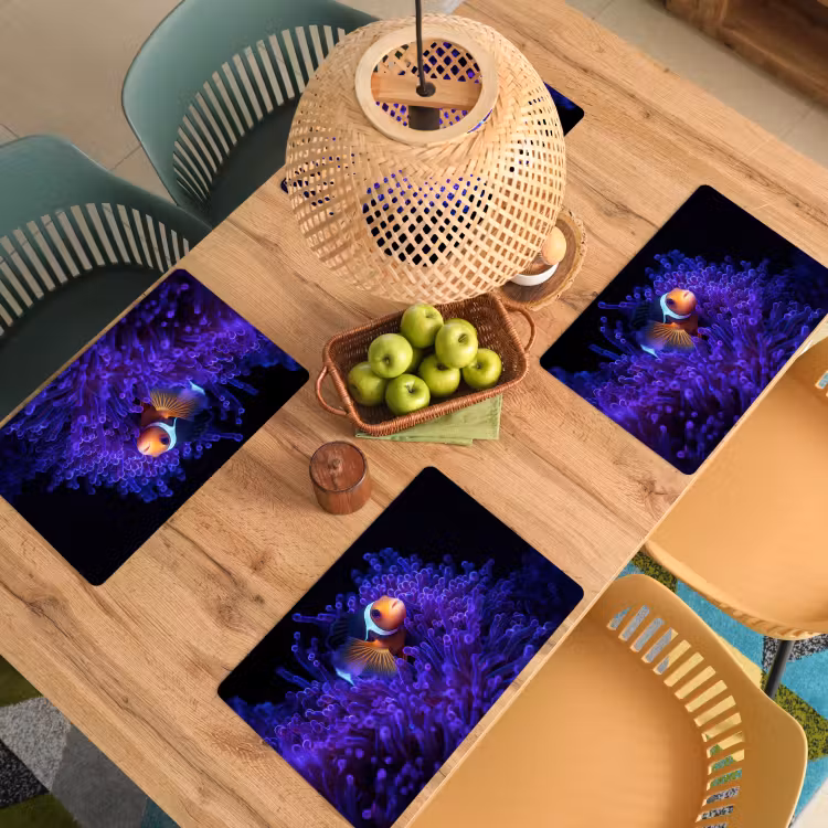 Set de table - Corail - Poisson - Orange - Mer — 4