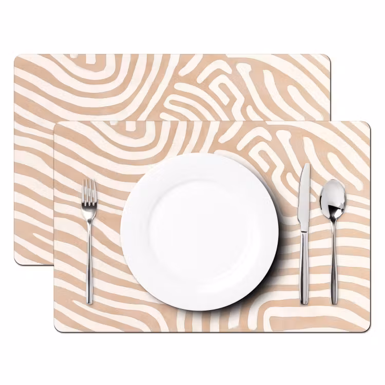 Set de table - Beige - Motif terre — 2