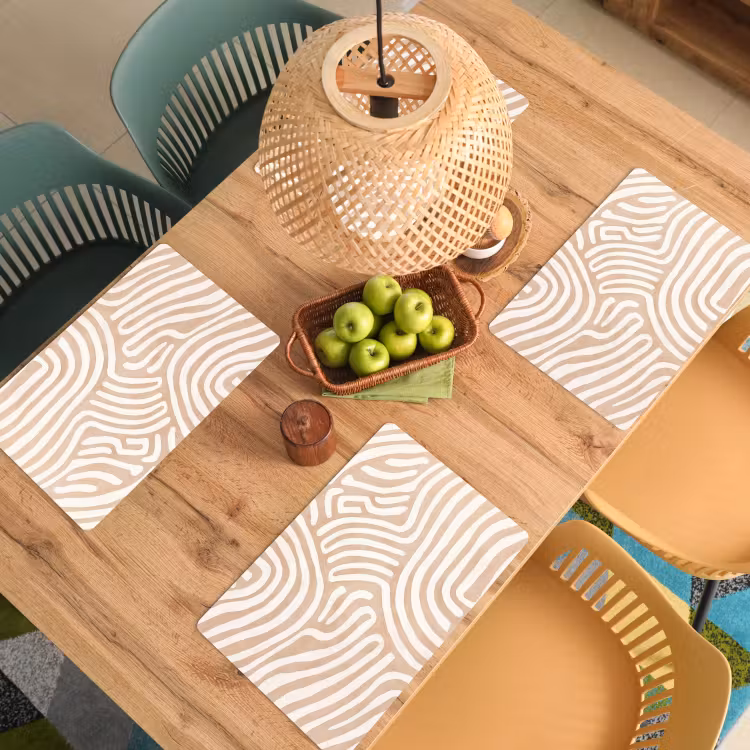 Set de table - Beige - Motif terre — 4