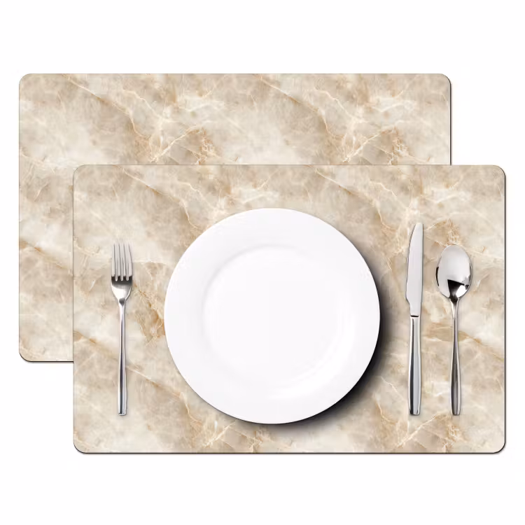 Set de table - Beige clair - Onyx - Subtil — 2