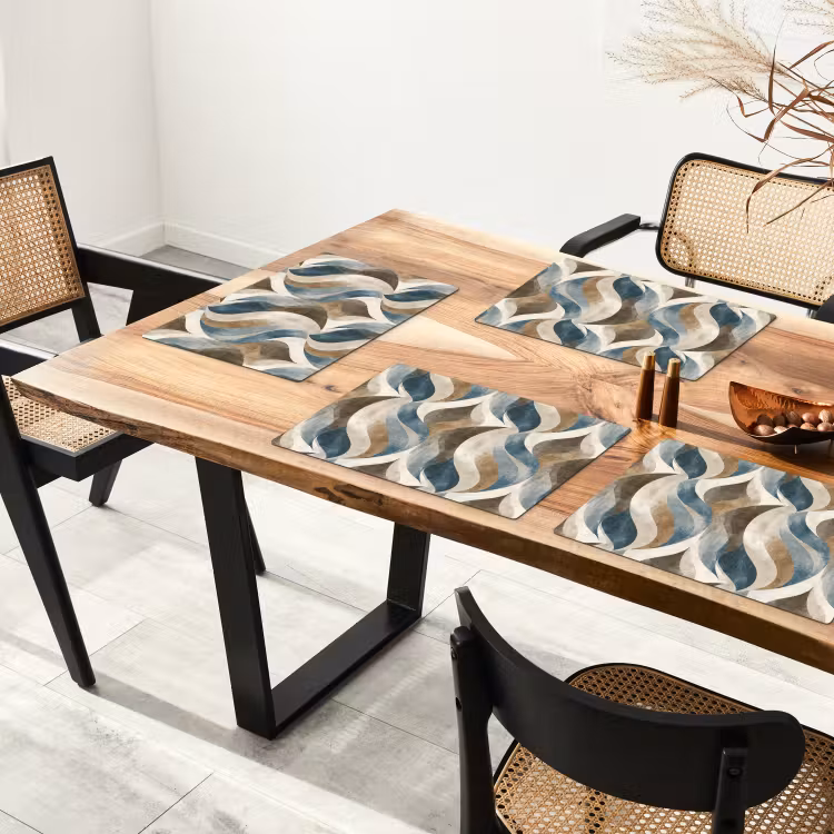 Set de table - Abstrait - Vagues - Coloré — 3