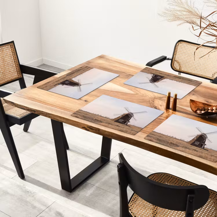 Set de table - Éoliennes - Paysage - Champ — 3