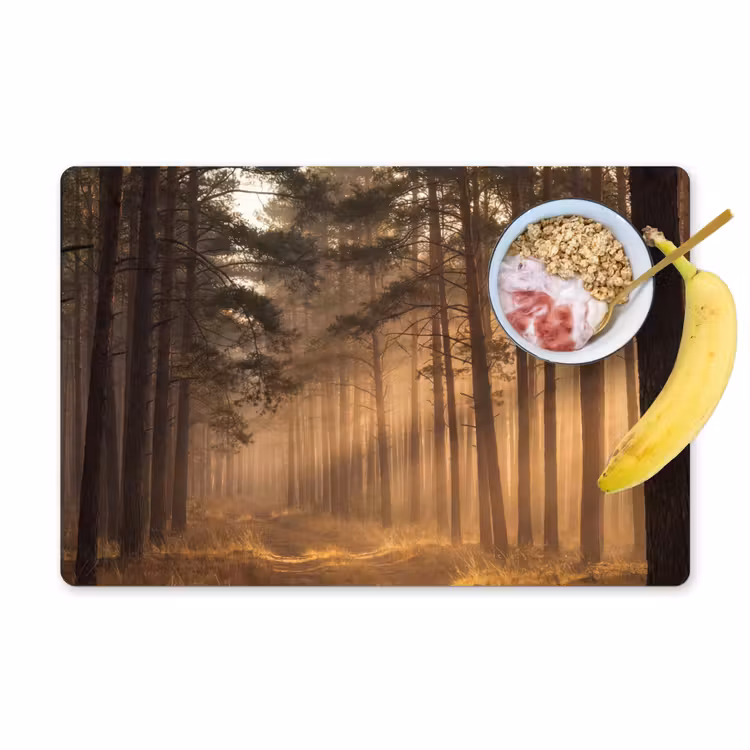 Set de table - Forêt - Brouillard - Soleil — 1