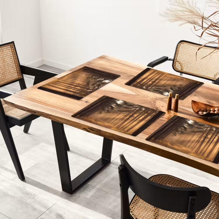 Set de table - Forêt - Brouillard - Soleil — 3
