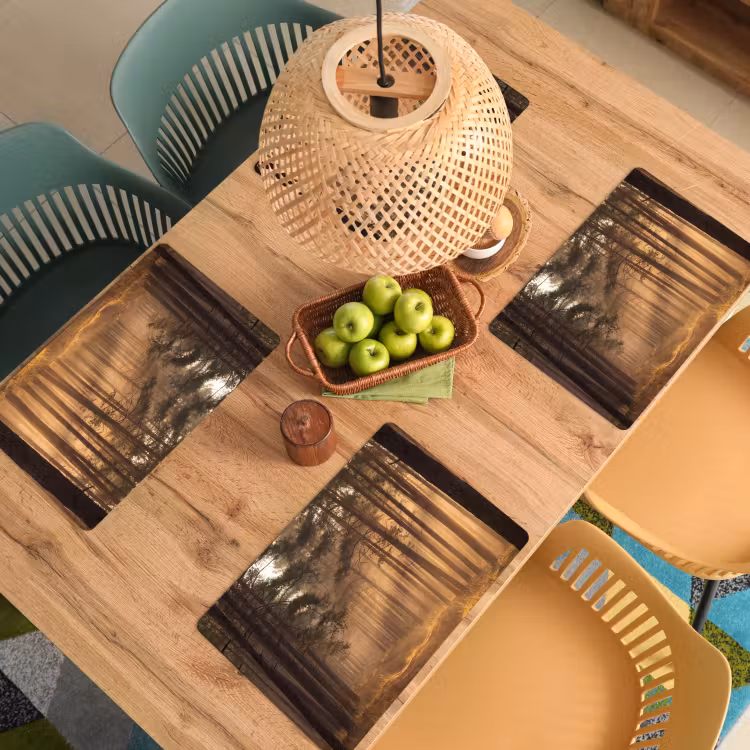 Set de table - Forêt - Brouillard - Soleil — 4