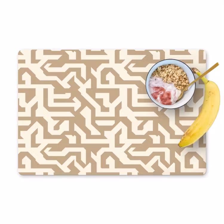 Set de table - Moderne - Abstrait - Beige — 1