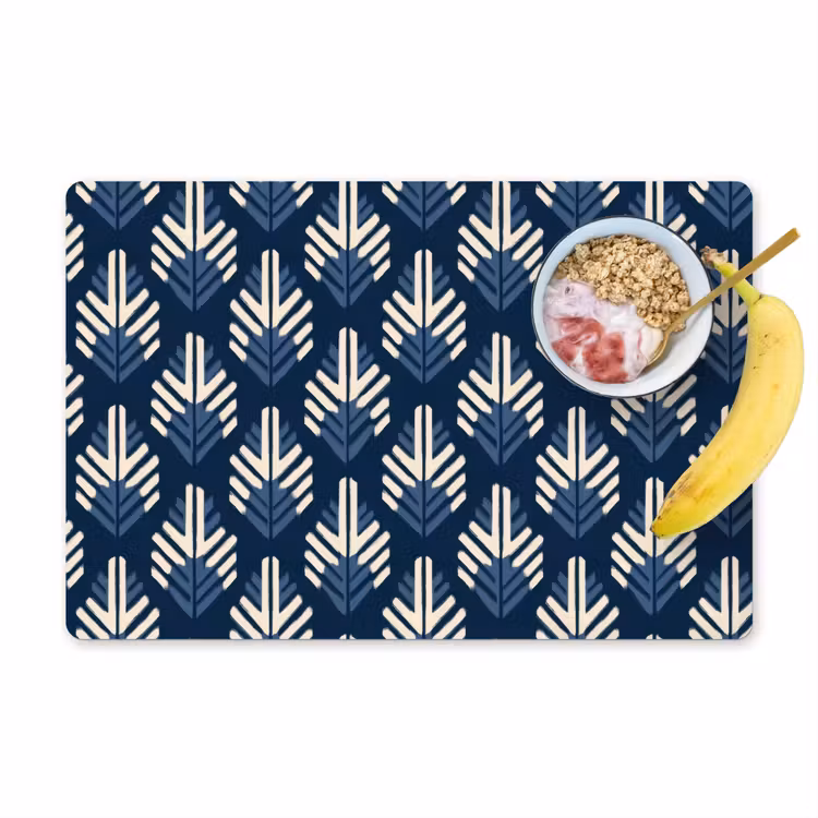 Set de table - Moderne - Motif - Bleu — 1