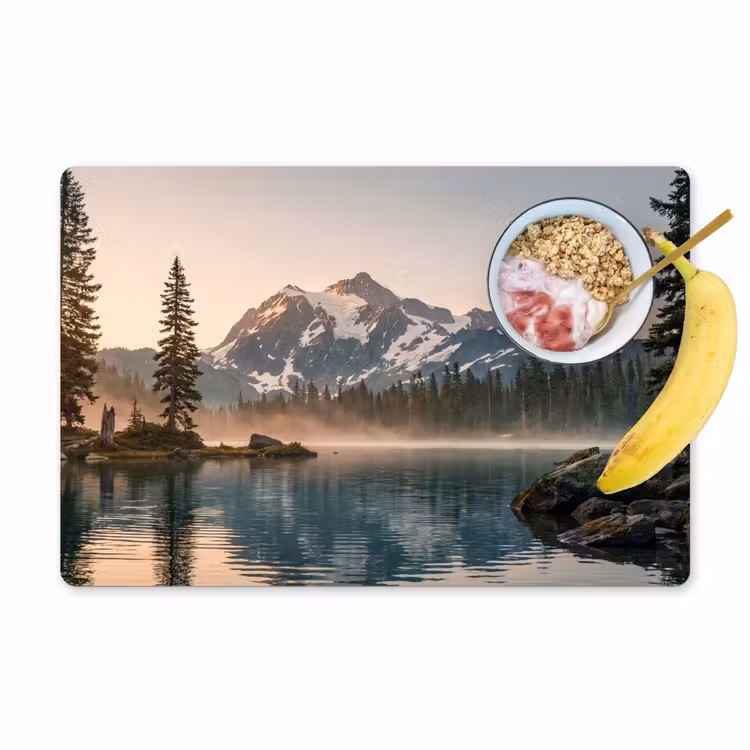 Set de table - Montagnes - Eau - Arbres — 1
