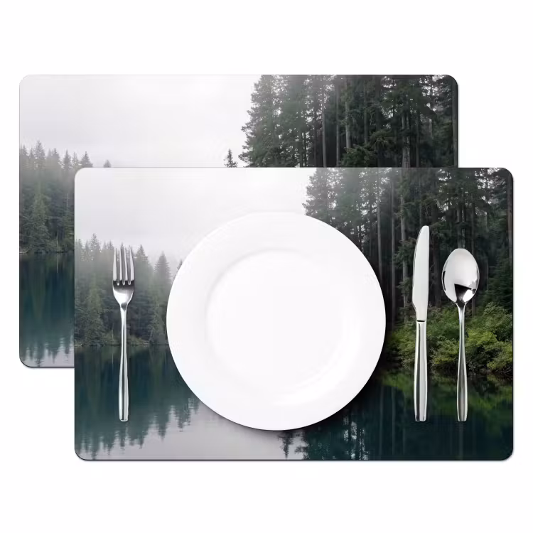 Set de table - Montagnes - Lac - Forêt — 2