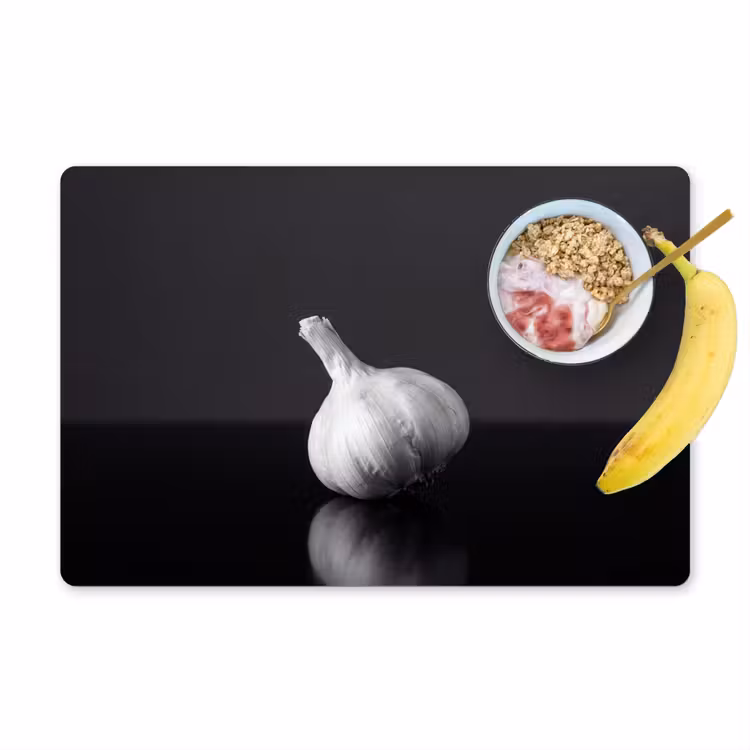 Set de table - Ail - Noir - Blanc — 1