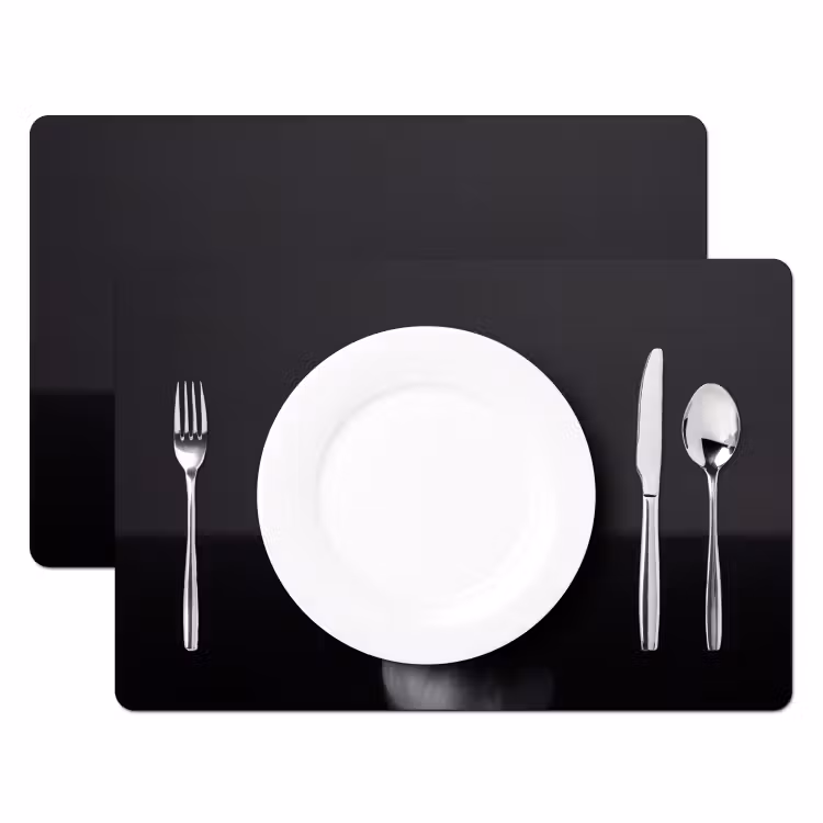 Set de table - Ail - Noir - Blanc — 2