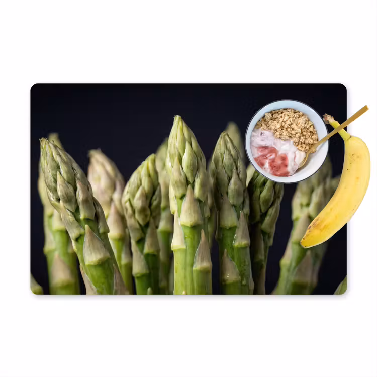 Set de table - Asperges - Vertes - Noires — 1