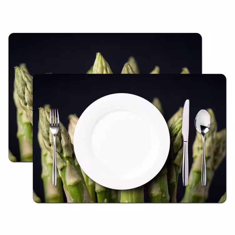 Set de table - Asperges - Vertes - Noires — 2