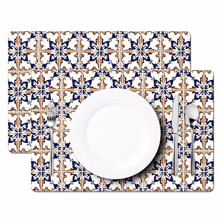 Set de table - Classique - à motifs - coloré — 2