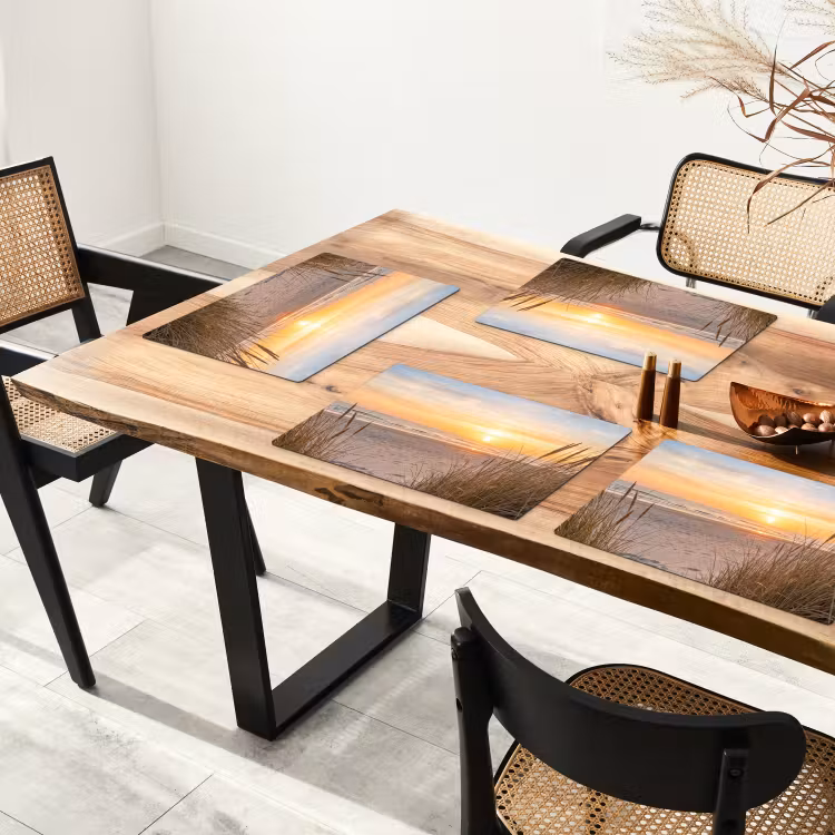 Set de table - Coucher de soleil - Dunes - Mer — 3