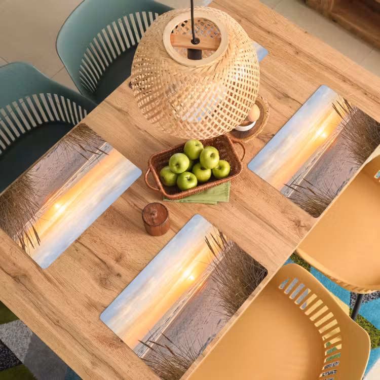 Set de table - Coucher de soleil - Dunes - Mer — 4