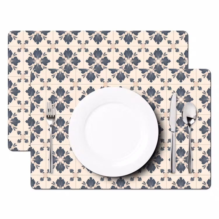 Set de table - Forme de feuille - Classique - Colorée — 2
