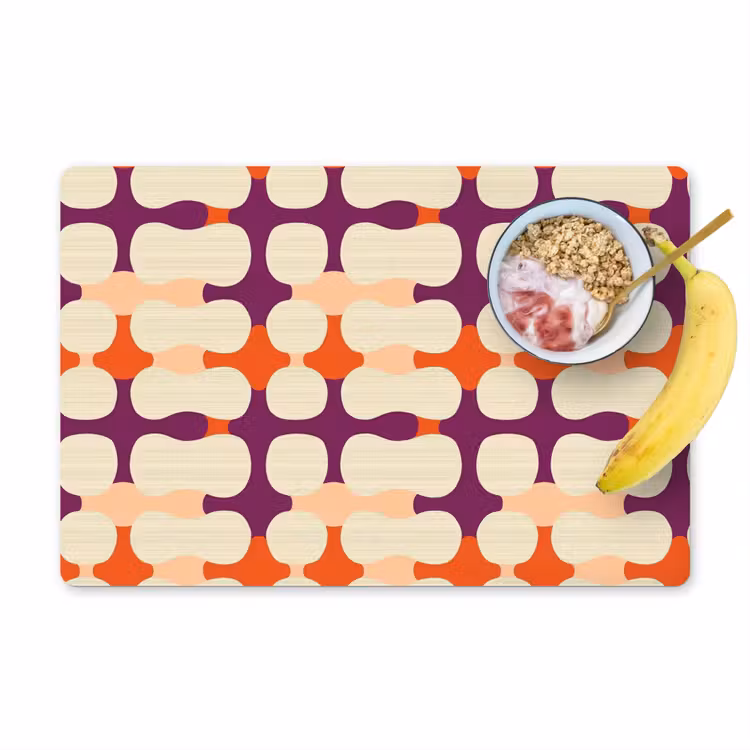 Set de table - Moderne - à motifs - coloré — 1