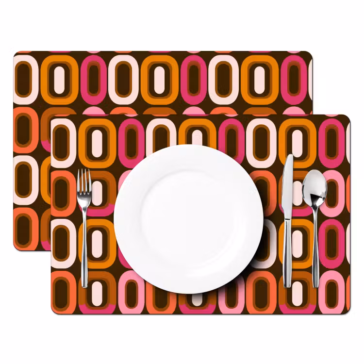Set de table - Moderne - Rétro - Coloré — 2