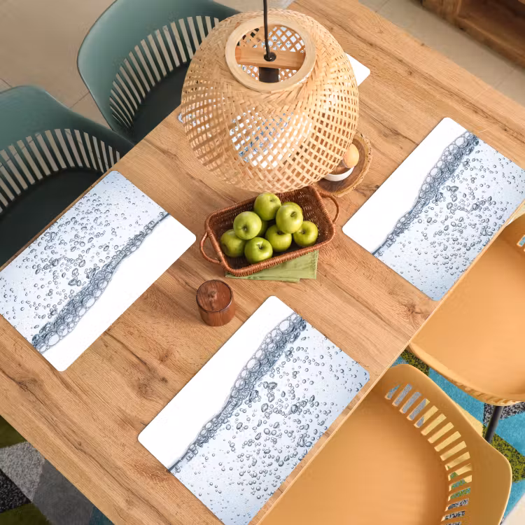 Set de table - Bulles d'air - Eau - Dynamique — 4