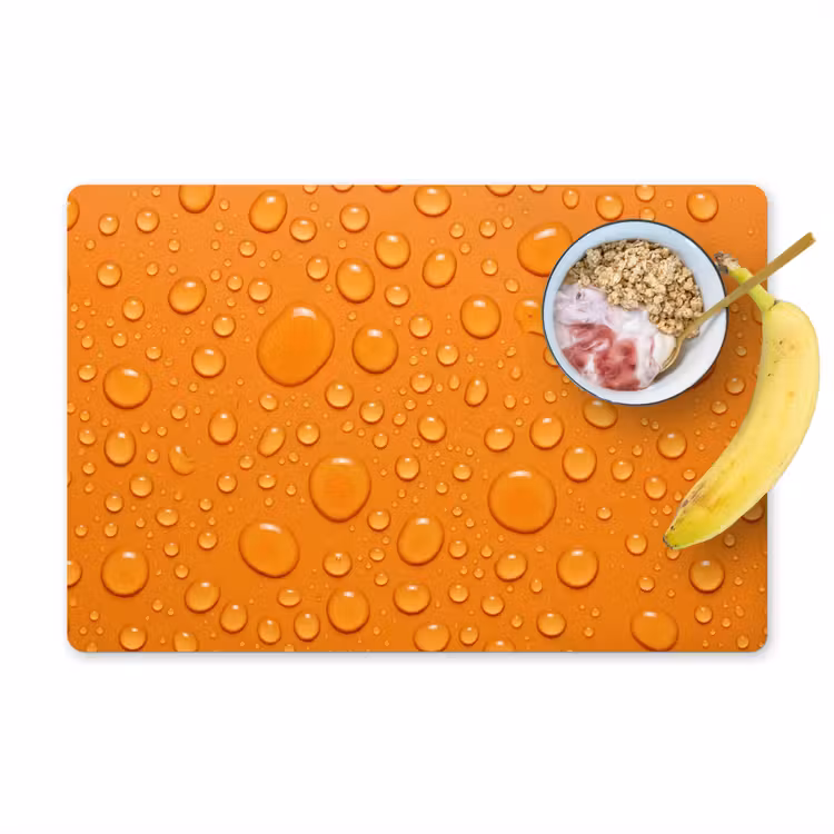 Set de table - Eau - Gouttes - Orange — 1