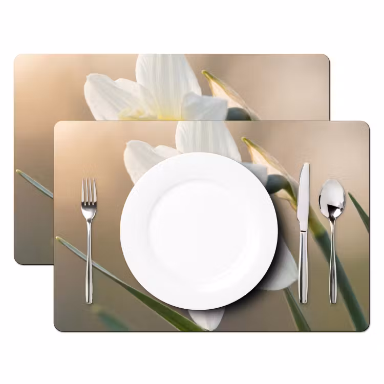 Set de table - Jonquille - Fleur - Minimaliste — 2