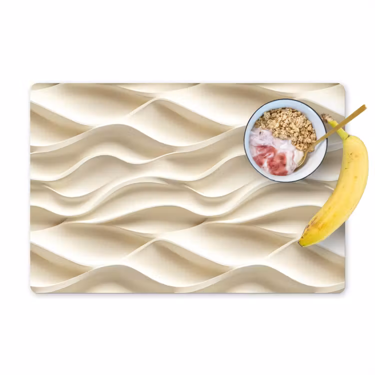 Set de table - Lignes - Ondulées - Crème — 1